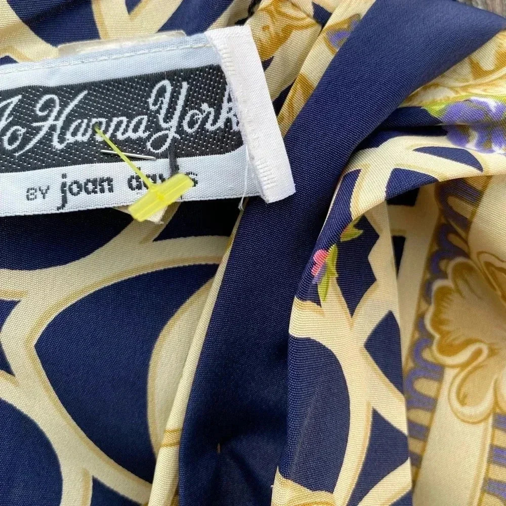 Jo Hanna York Women Shirt- Vintage 80s - Excellent Condition- Long Sleeves- 12 - Picture 6 of 12